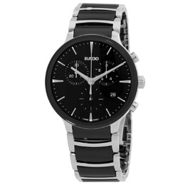 Rado Centrix Chronograph Quartz Black Dial Mens Watch R30210152