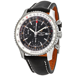 Pre-owned Breitling Navitimer GMT Chronograph A24322121B2X1 - Vintage Automatic Watch with Slide Rule Navigation Computer