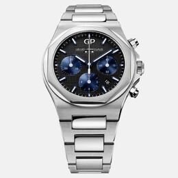 Girard-Perregaux Laureato 81020-11-631-11A Automatic Black Stainless Steel Men's Watch, Sporty Elegance