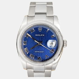 Rolex Datejust Ref.116200, Automatic Movement, Blue Dial Steel Case
