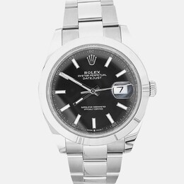 Rolex Datejust Model 126300 Automatic Black Dial Stainless Steel Men's Watch