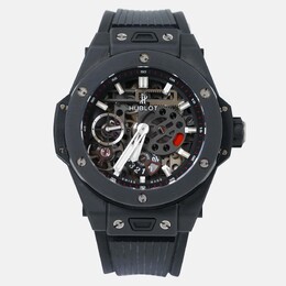 Hublot Big Bang Meca-10 Black Magic 414.CI.1123.RX Automatic Black Skeleton Ceramic Men’s Wristwatch 45 mm 1200393