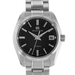 Pre-owned Grand Seiko Heritage Collection Automatic Black Dial Mens Watch sbgr317