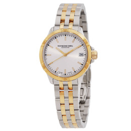 Raymond Weil Tango Quartz White Dial Ladies Watch, Model: 5960-STP-30041
