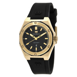 Technomarine Coral Quartz Black Dial Ladies Watch Tm-416056
