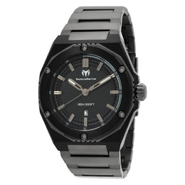 Technomarine Coral Quartz Black Dial Mens Watch TM-416061