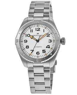 Hamilton Khaki Field Expedition Auto White Dial Steel Men's Watch Model H70315110