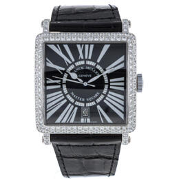 Franck Muller 6000 H SC DT D Master Square Automatic Diamond Black Dial Unisex Watch