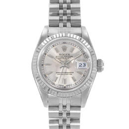 Pre-owned Rolex Datejust 26 Automatic Chronometer Silver Dial Ladies Watch Ref. 69174 SSJ