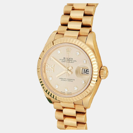 Rolex Datejust 1200760: Yellow Gold Women's Watch with Diamonds