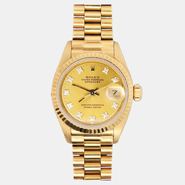 Rolex Datejust 69178 - Yellow Gold, Champagne Dial, Diamond Bracelet