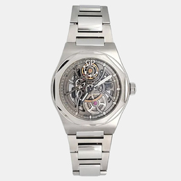 Girard-Perregaux Laureato 81015-11-001-11A, Automatic Skeleton Stainless Steel Men's Watch 42mm