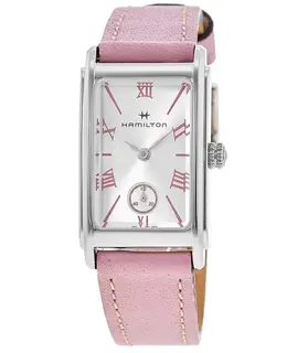 Hamilton American Classic Ardmore Small Silver Dial Leather Strap Women's Watch H11221853