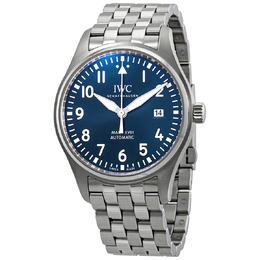 Pre-Owned IWC Mark Xviii Le Petit Prince Blue Dial Mens Watch iw327016