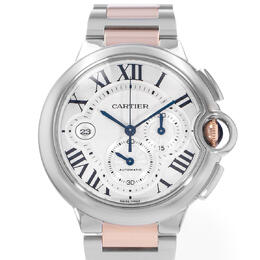 Pre-owned Cartier Ballon Bleu Chronograph Automatic Mens Watch w6920063