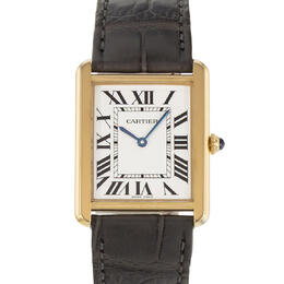 Pre-owned Cartier Tank Solo Mens Quartz Watch W5200004