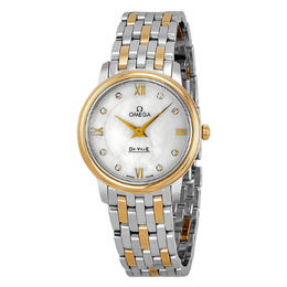 Omega De Ville Prestige Diamond Mother of Pearl Dial Ladies Watch 424.20.27.60.55.001