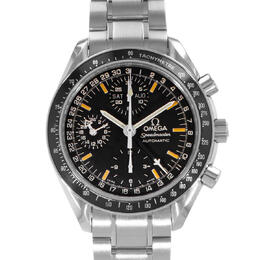 Pre-owned Omega Speedmaster Chronograph Tachymeter Black Dial Mens Watch 3520.50