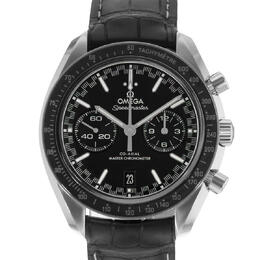 Pre-owned Omega Speedmaster Chronograph Tachymeter Black Dial Mens Watch 329.33.44.51.01.001