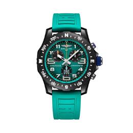 Breitling Endurance Pro Chronograph Quartz Chronometer Green Dial Mens Watch X823101K1C1S1