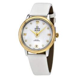 Omega De Ville Prestige Mother of Pearl Butterfly Dial Ladies Watch 424.22.33.20.55.002