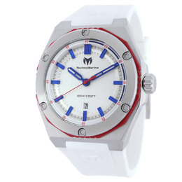 Technomarine Coral Quartz Silver Dial Mens Watch tm-41663
