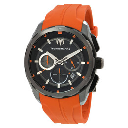 OCEAN Chronograph GMT Quartz Black Dial Mens Watch tm-318099