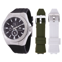 Technomarine tm-124017 Mens Quartz Watch Black Dial