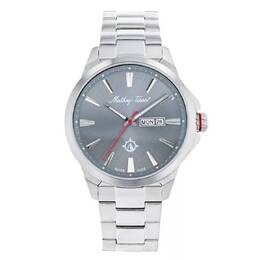 Mathey-Tissot Field Scout Mens Quartz Watch Grey Dial with Date & Day Display
