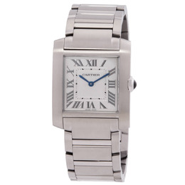 Cartier Tank Francaise Medium Model WSTA0105 Quartz Watch
