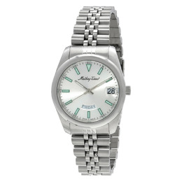 Mathey-Tissot Mathy Day-Date Quartz Silver Dial Ladies Watch D510AS