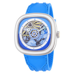 Sevenfriday Seven Friday ''Beach Club'' Automatic Blue Dial Mens Watch t1/09
