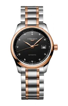Часы Longines Master collection с розовым золотом 29 мм l2.257.5.59.7
