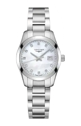 Часы Longines Conquest classic с перламутром 29,50 мм l2.286.4.87.6