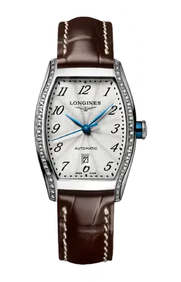 Часы Longines Evidenza с бриллиантами 26 х 30,60 мм l2.142.0.70.4