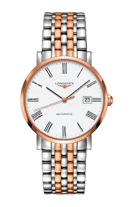 Часы Longines Elegant collection с розовым золотом 39 мм l4.910.5.11.7