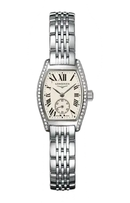 Часы Longines Evidenza с бриллиантами 19,60 х 23,30 мм l2.175.0.71.6