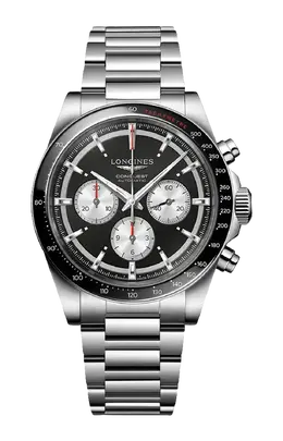 Часы conquest chronograph 42 мм Longines l3.835.4.52.6