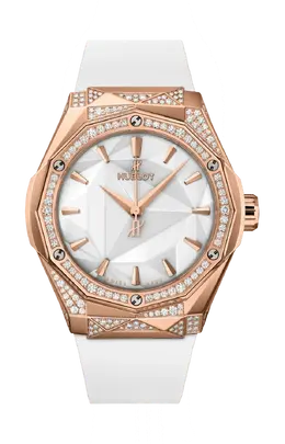 Часы classic fusion orlinski king gold white alternative pavé Hublot 550.os.2200.rw.1804.orl20