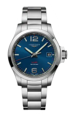 Часы conquest v.h.p. Longines l3.716.4.96.6
