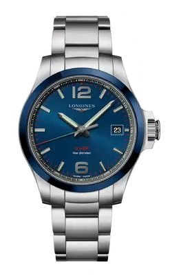 Часы conquest v.h.p. Longines l3.719.4.96.6