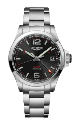 Часы conquest v.h.p. gmt Longines l3.718.4.56.6