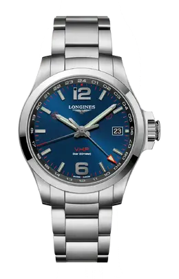 Часы conquest v.h.p. gmt Longines l3.718.4.96.6