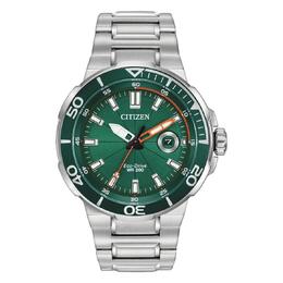 Citizen Endeavor AW1428-53X Mens Quartz Green Dial Watch