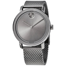 Movado Bold Grey Sunray Dial Mens Watch Model: 3600561