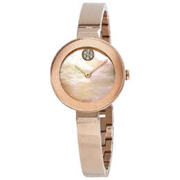 Movado 3600628: Elegant Ladies' Watch with Rose Gold Mother of Pearl Dial