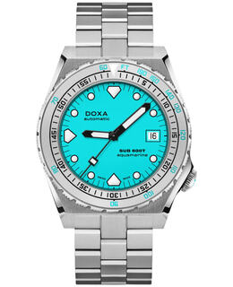 Doxa Sub 600T Aquamarine Automatic Turquoise Dial Stainless Steel Men's Watch 862.10.241.10