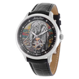 Mathey-Tissot mc1886ael - Men's Multi-Color Dial Automatic Watch with Silver-tone Stainless Steel Case