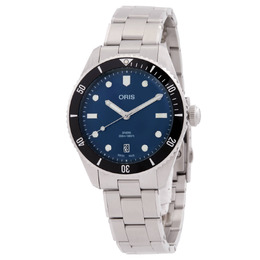 Oris 733.7595 Divers Date Automatic Blue Dial Watch