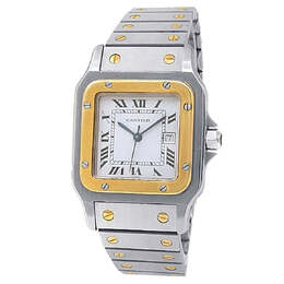 Pre-Owned Cartier Santos Carree 2961 Automatic White Dial Ladies Watch